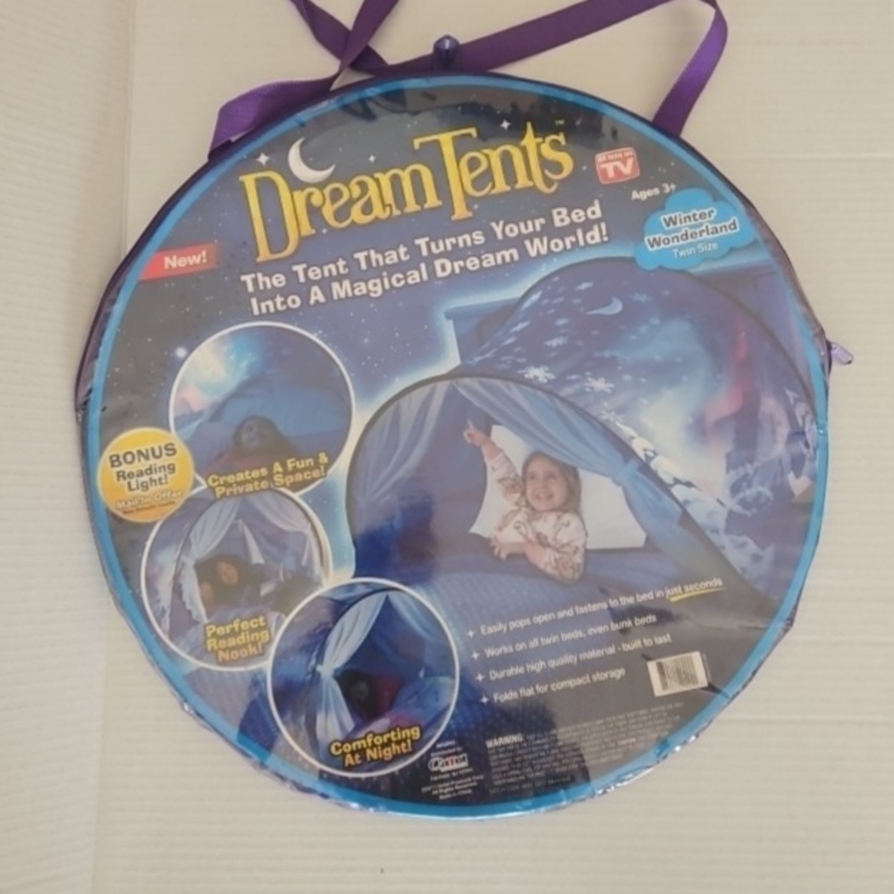 Dream Tent Blue and Purple Celestial Pop-Up Toy New No Tags